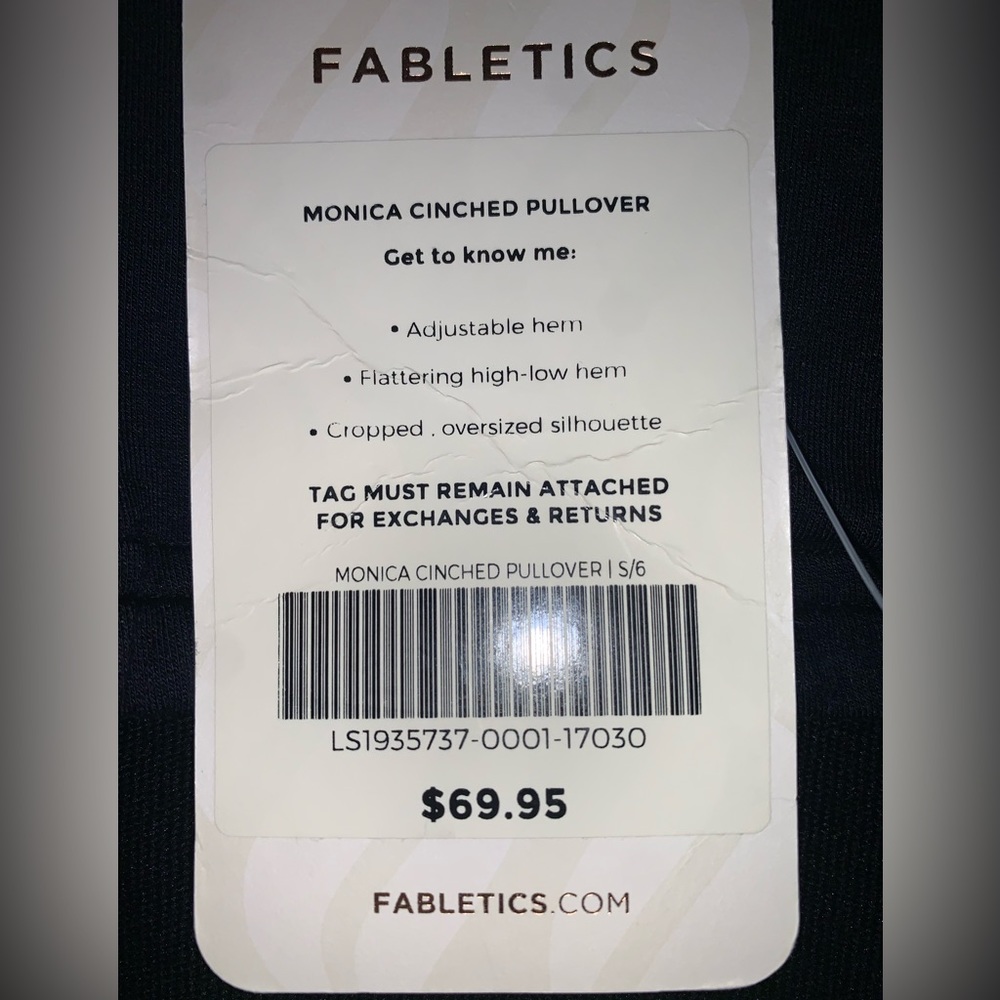 Fabletics Luxe Cinched High Low Style Soft Terry … - image 5